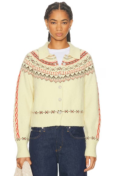 Cloud Chalat Cardigan Mist Combo