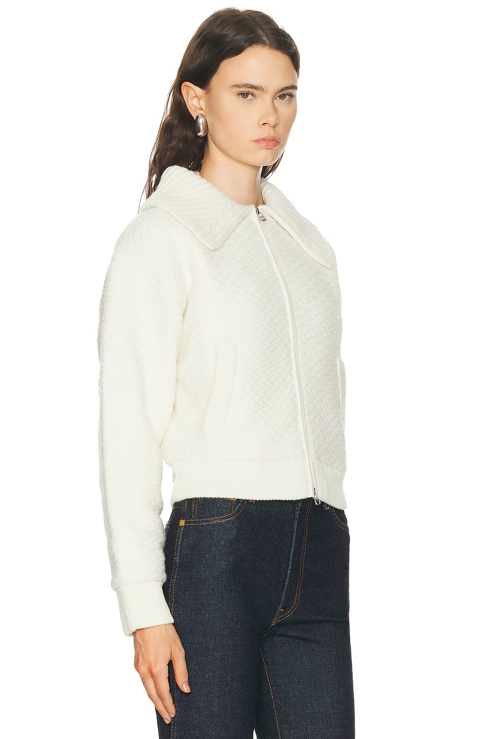 Cross Country Bomber Jacket Cream