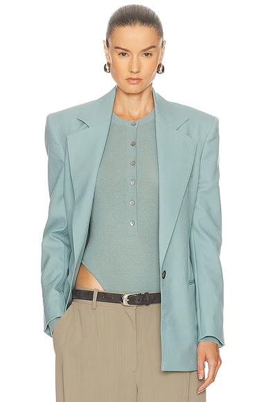 Canvas Tailoring Jacket New Celadon