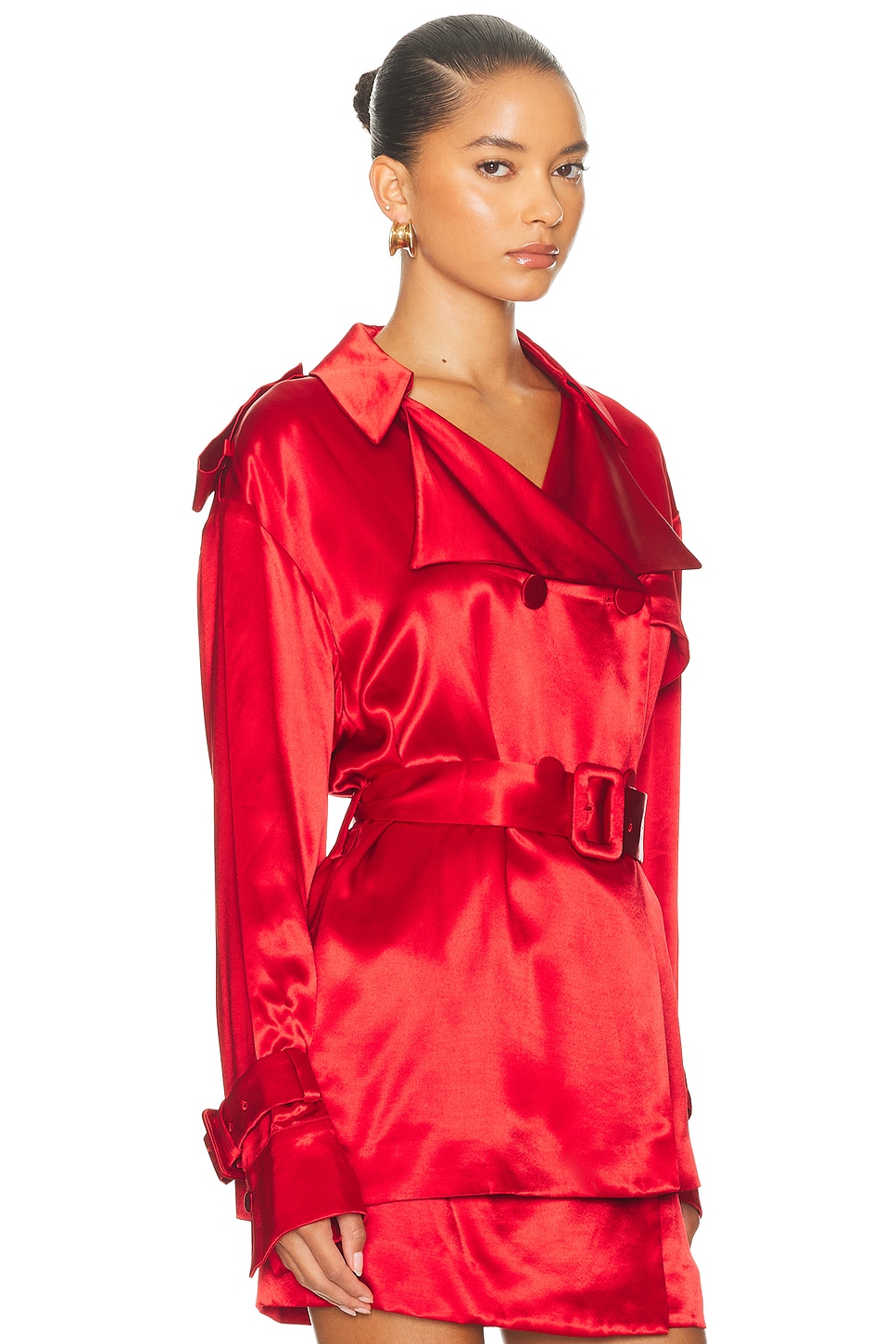 Double Breasted Jacket Dark Red & New Red