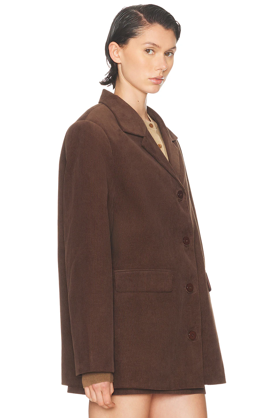 Hera Blazer Slate Brown