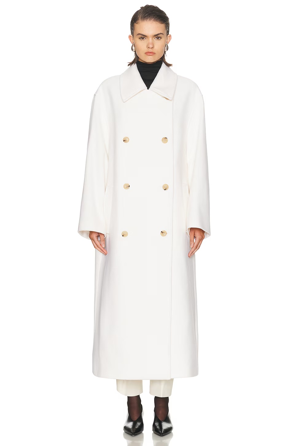 Shield Coat Ecru