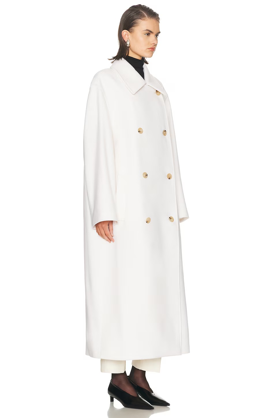 Shield Coat Ecru