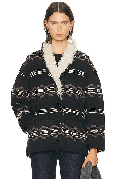Qayla Jacket Faded Black