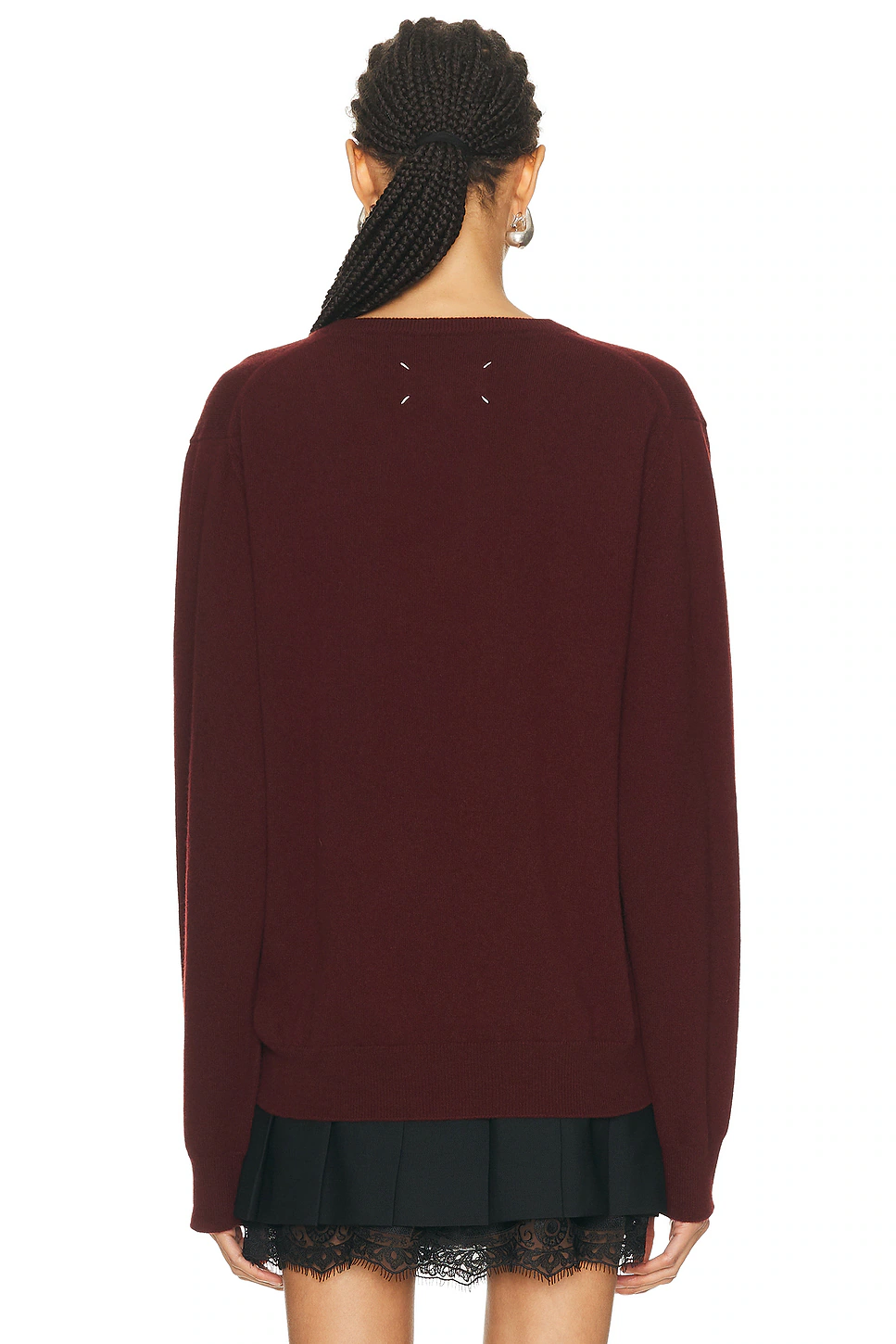 V-Neck Sweater Burgundy
