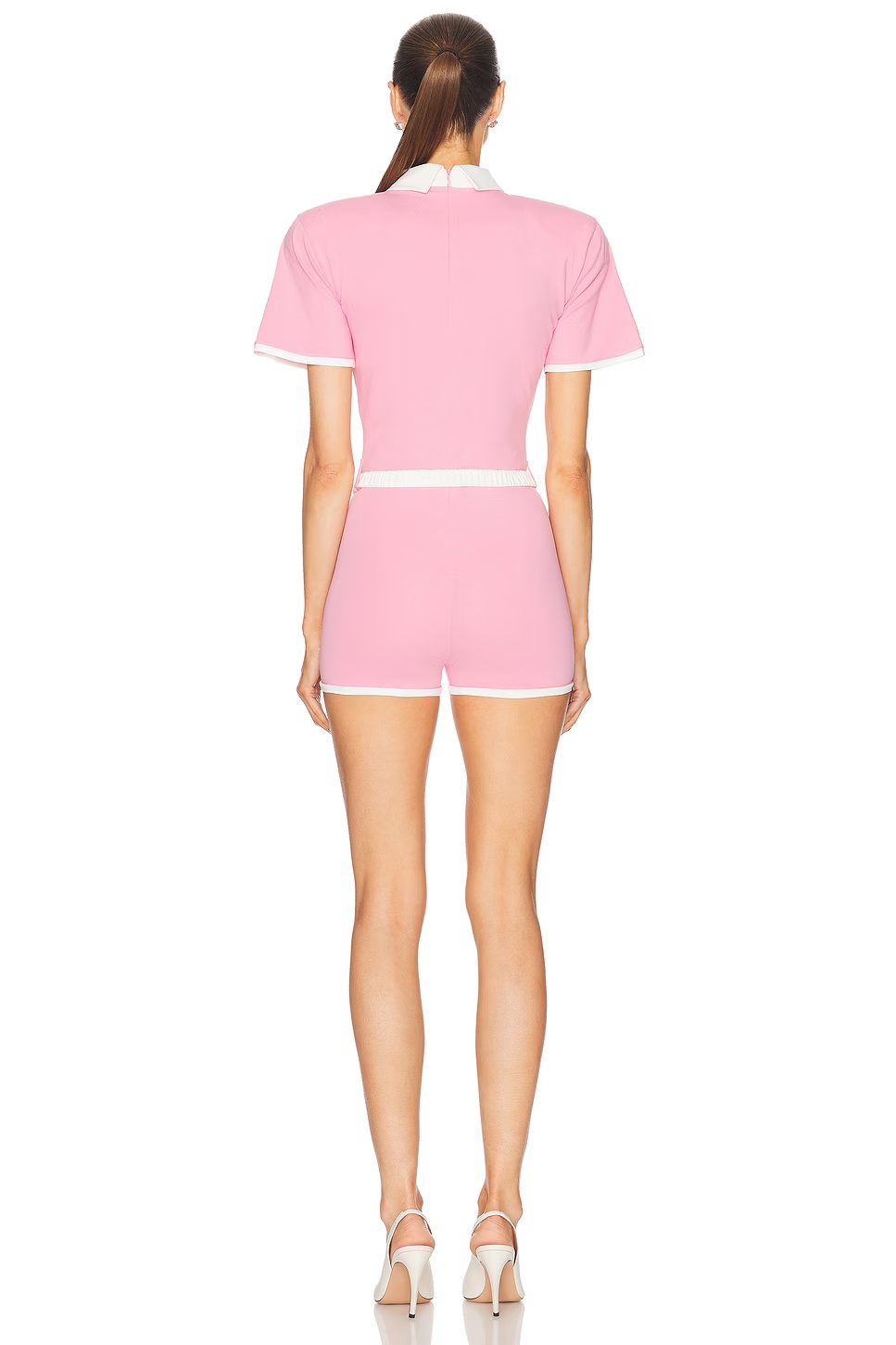 Short Sleeve Romper Pink