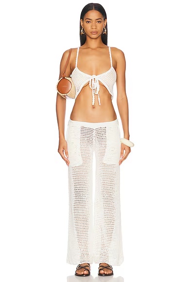 Mayumi Pant Set Off White