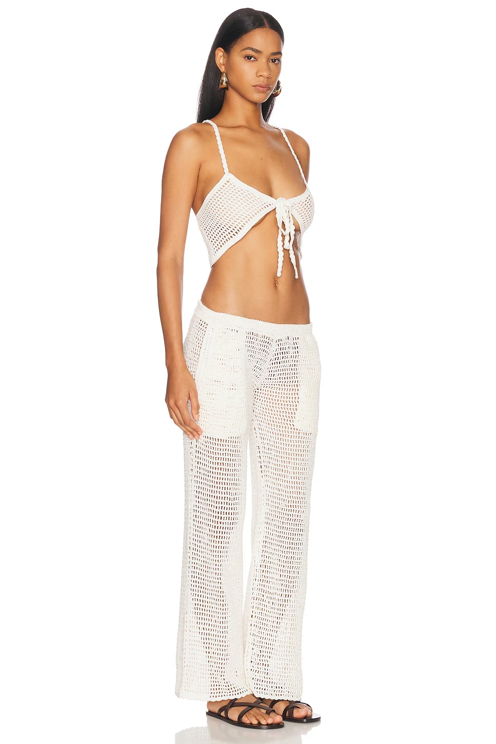 Mayumi Pant Set Off White