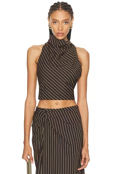 Lillian Top Ganache Stripe
