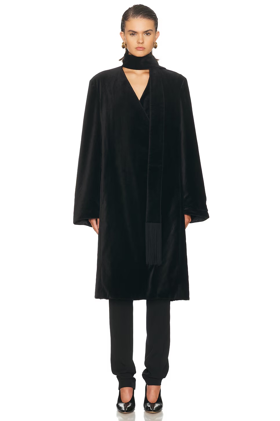 Smoking Coat Black