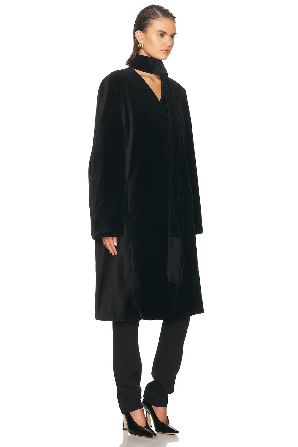 Smoking Coat Black