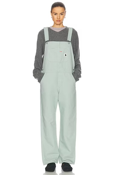 Bib Straight Overall Frosted Green