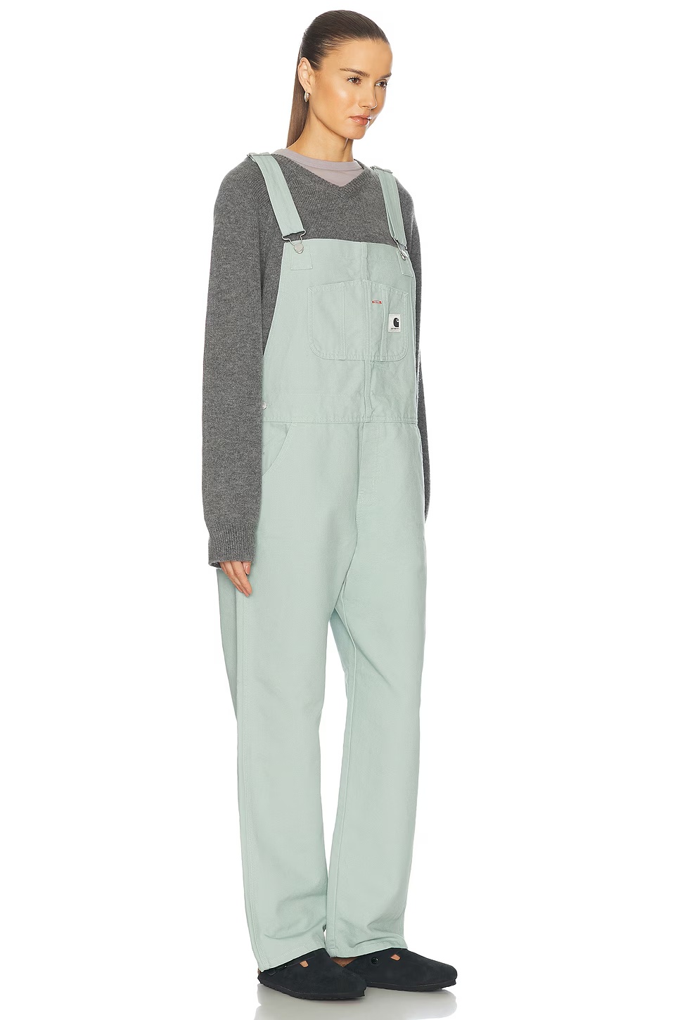 Bib Straight Overall Frosted Green