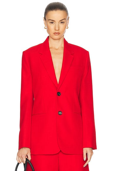 Semi Lined Blazer Poppy