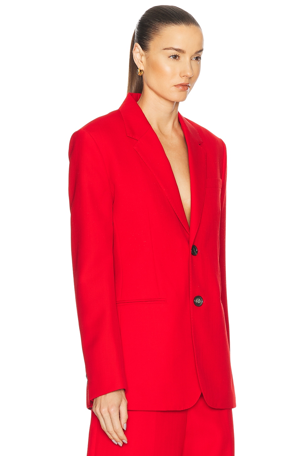 Semi Lined Blazer Poppy