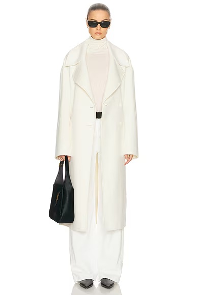 By Marianna Kye Wool Coat Ivory