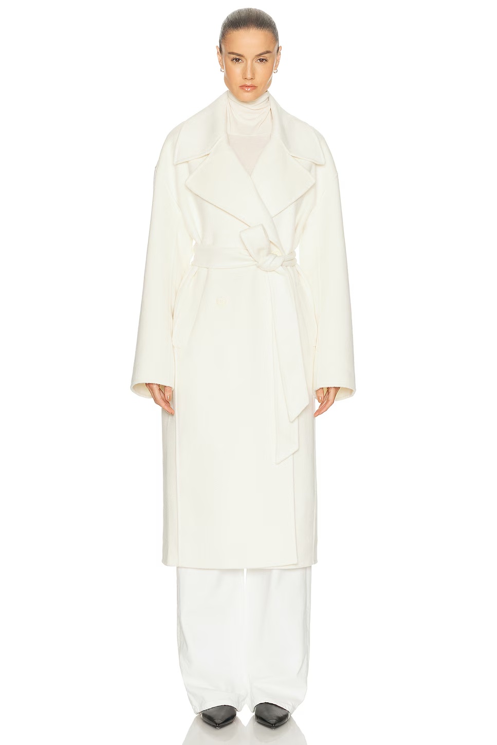 By Marianna Kye Wool Coat Ivory