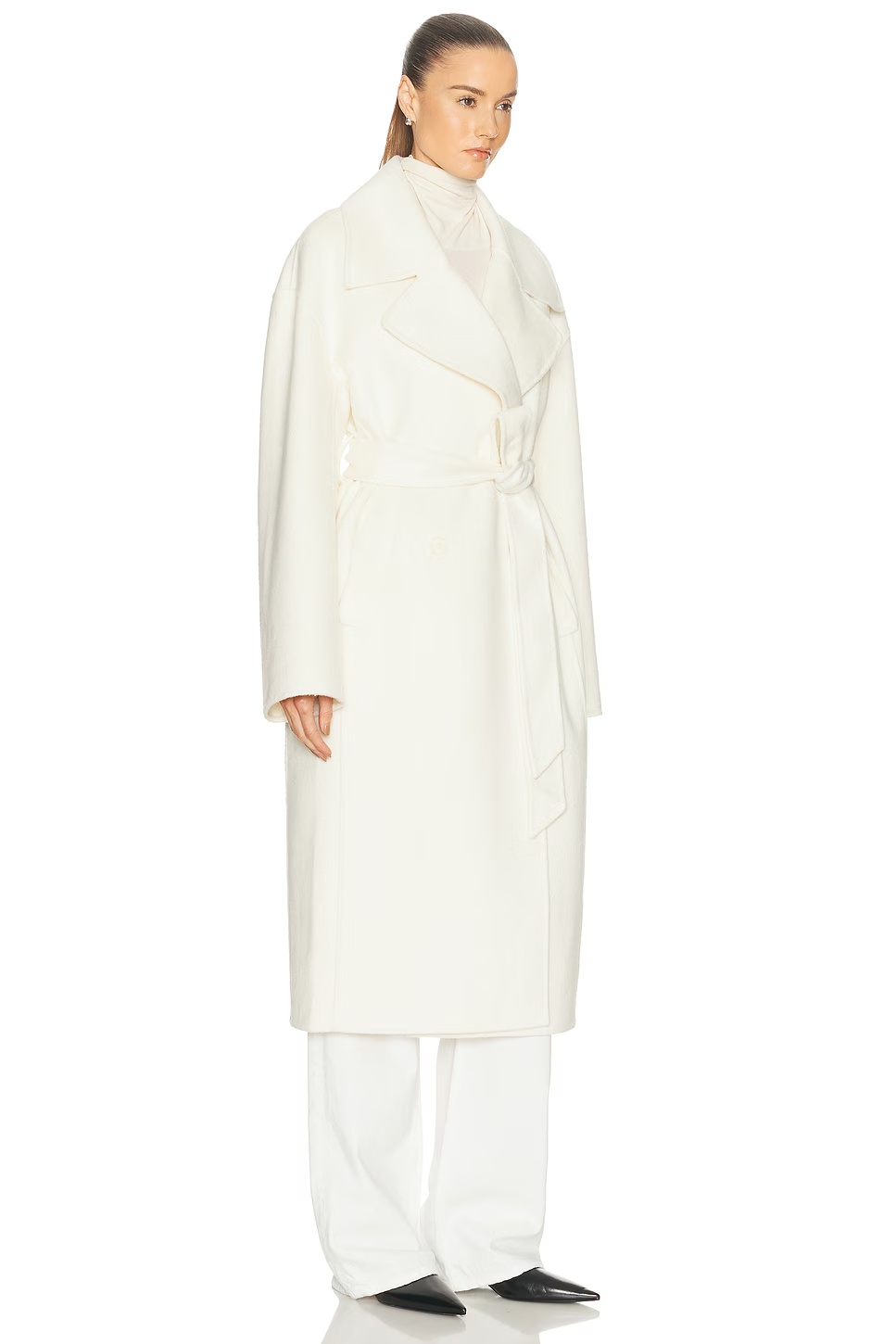 By Marianna Kye Wool Coat Ivory