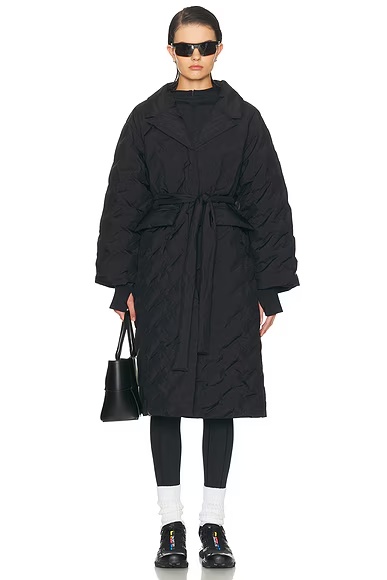 Puffer Coat Black & Sail