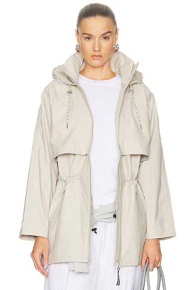 Alyssa Rain Jacket Silver Lining