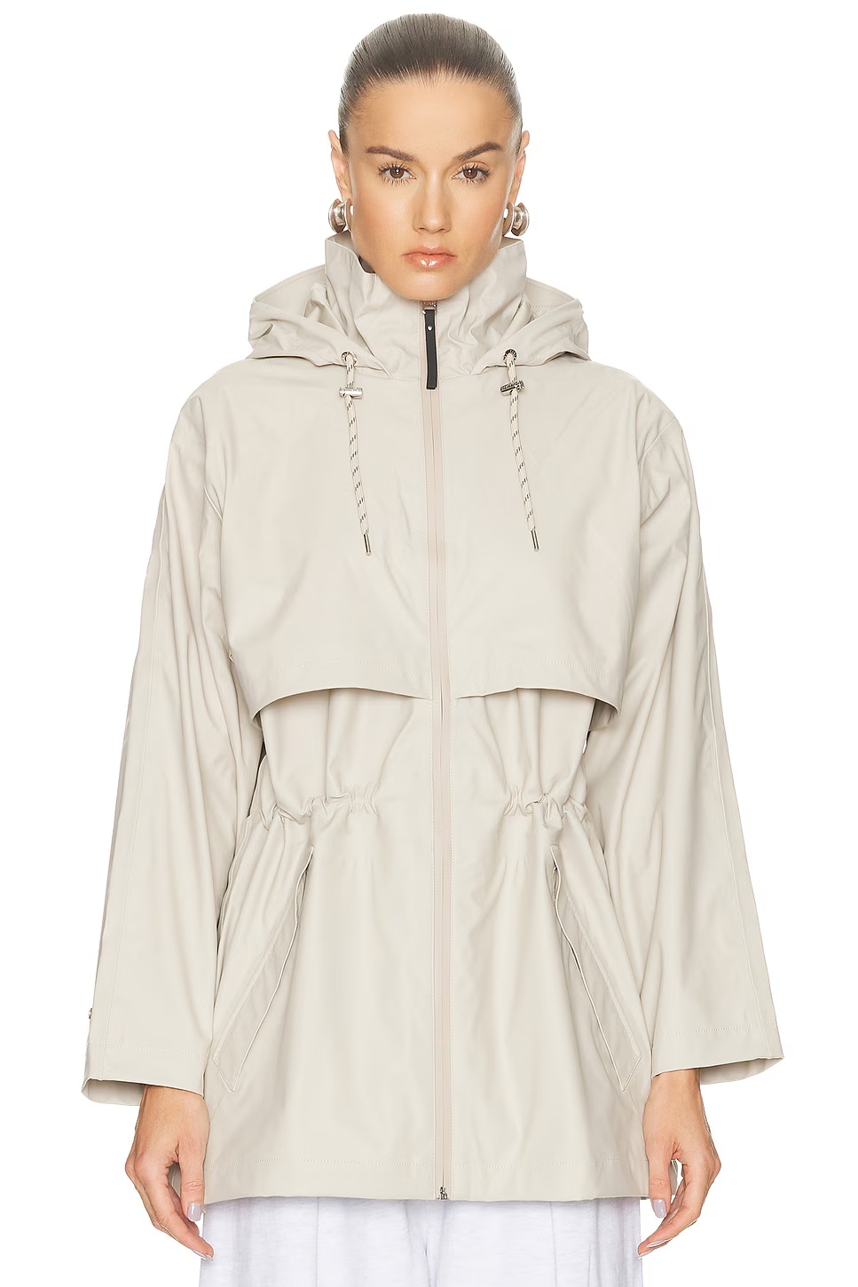 Alyssa Rain Jacket Silver Lining