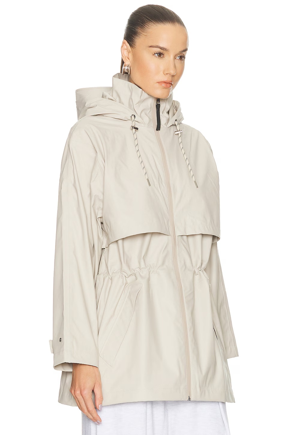 Alyssa Rain Jacket Silver Lining