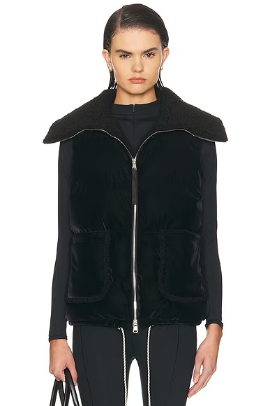 Evie Puffer Vest Black