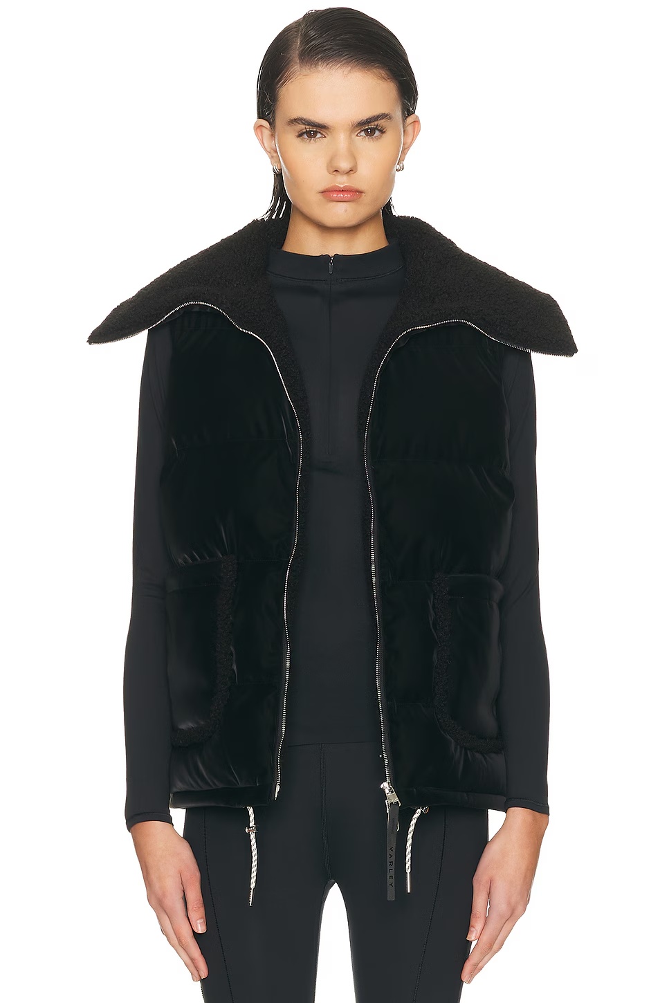 Evie Puffer Vest Black