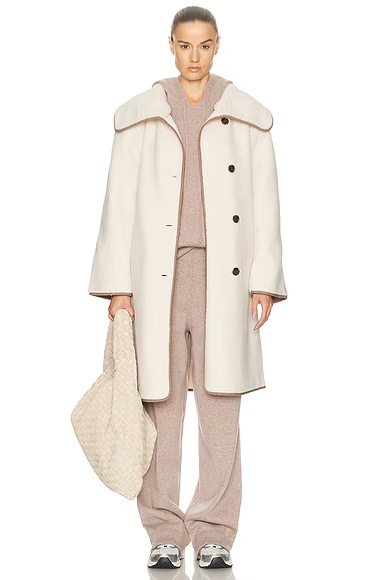 Clemence Sherpa Coat Sandshell