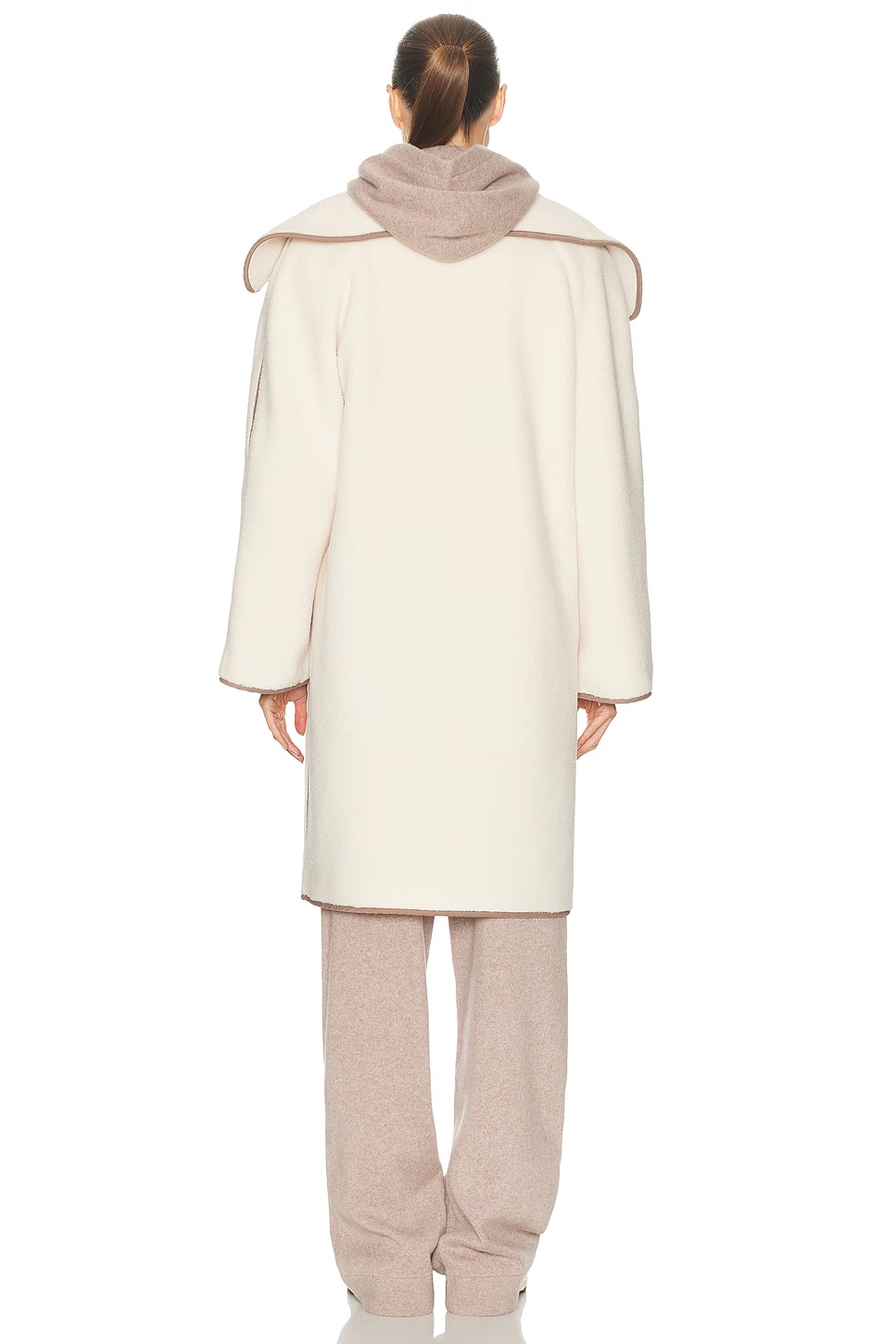 Clemence Sherpa Coat Sandshell