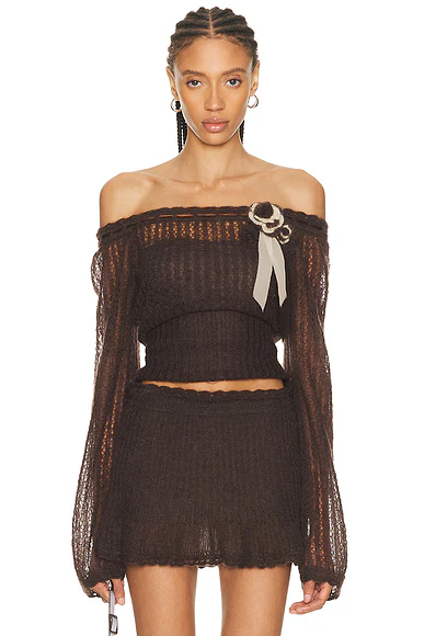 Little Lamb Top Brown