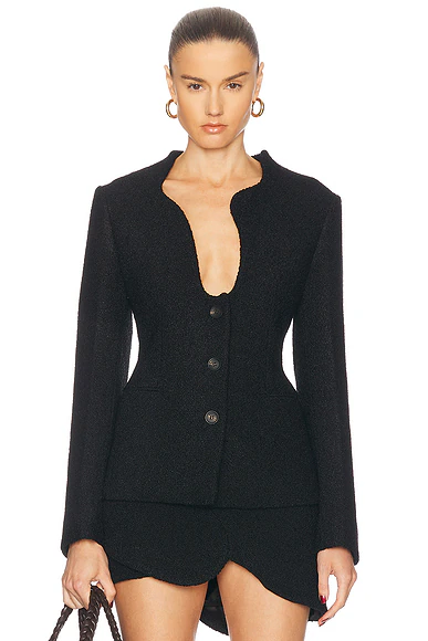 Single Breasted Blazer Nero