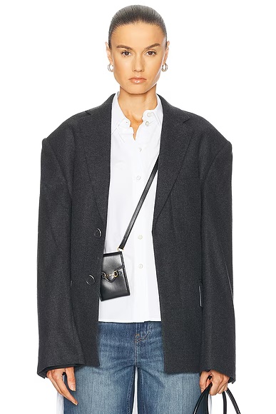 Oversized Blazer Charcoal