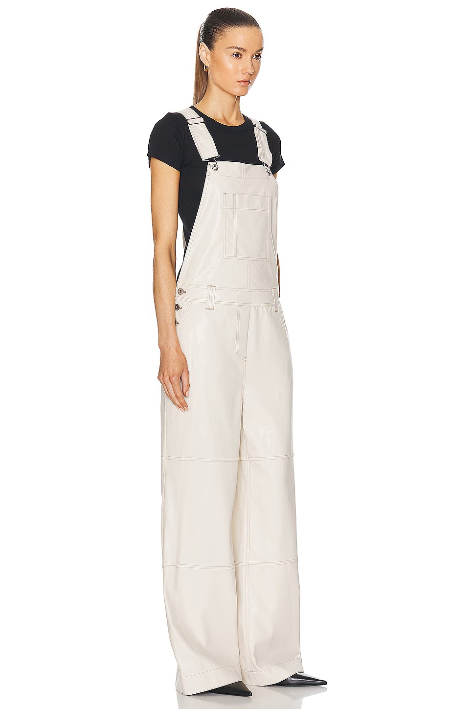 Vanna Dungarees Overall Ecru