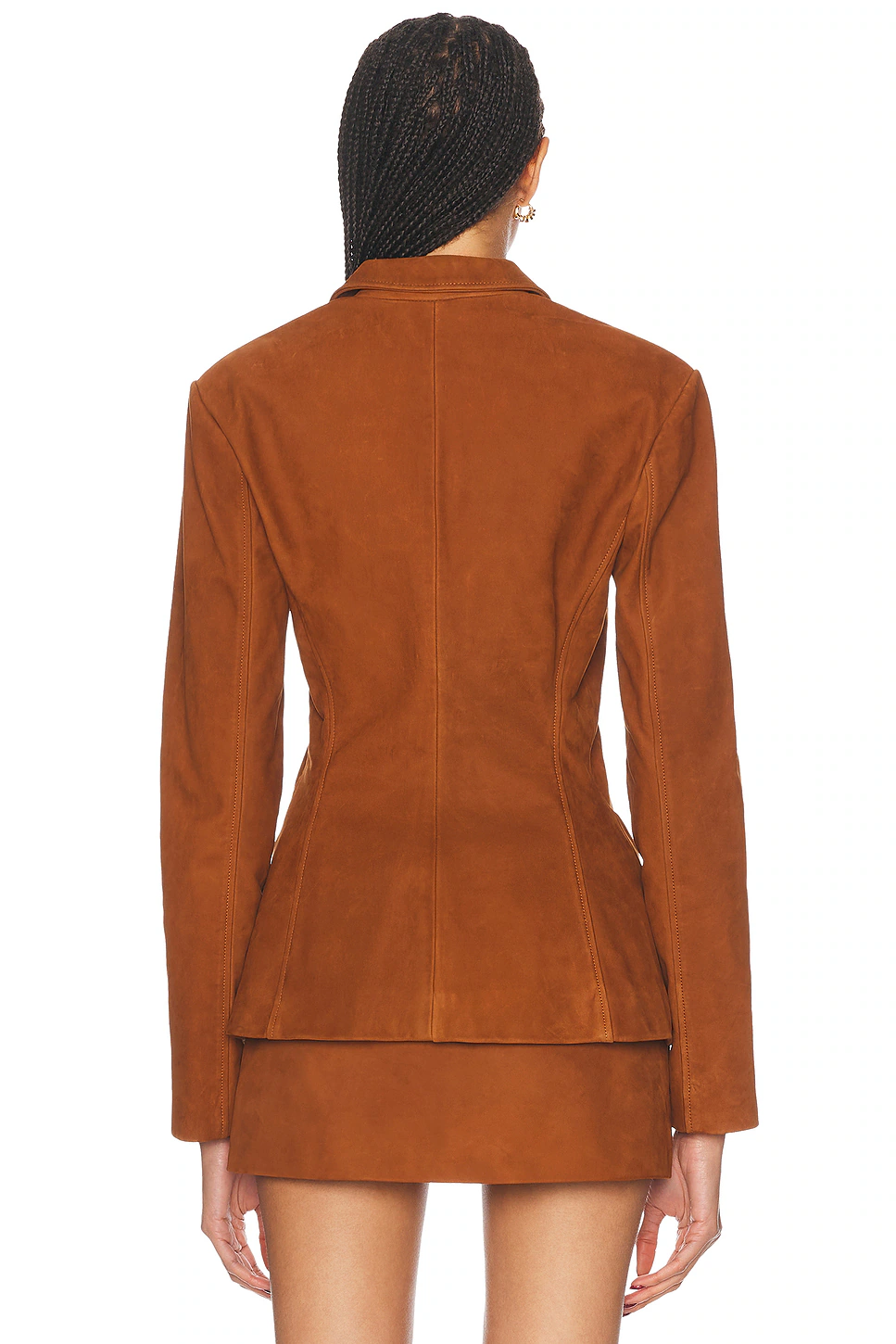 Pinched Blazer Cognac