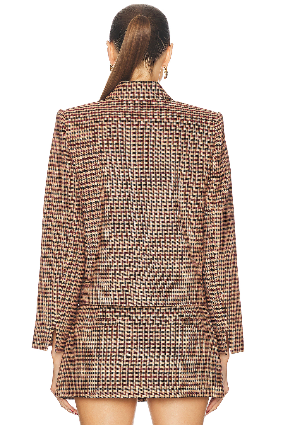 Jessamine Jacket Camel Houndstooth