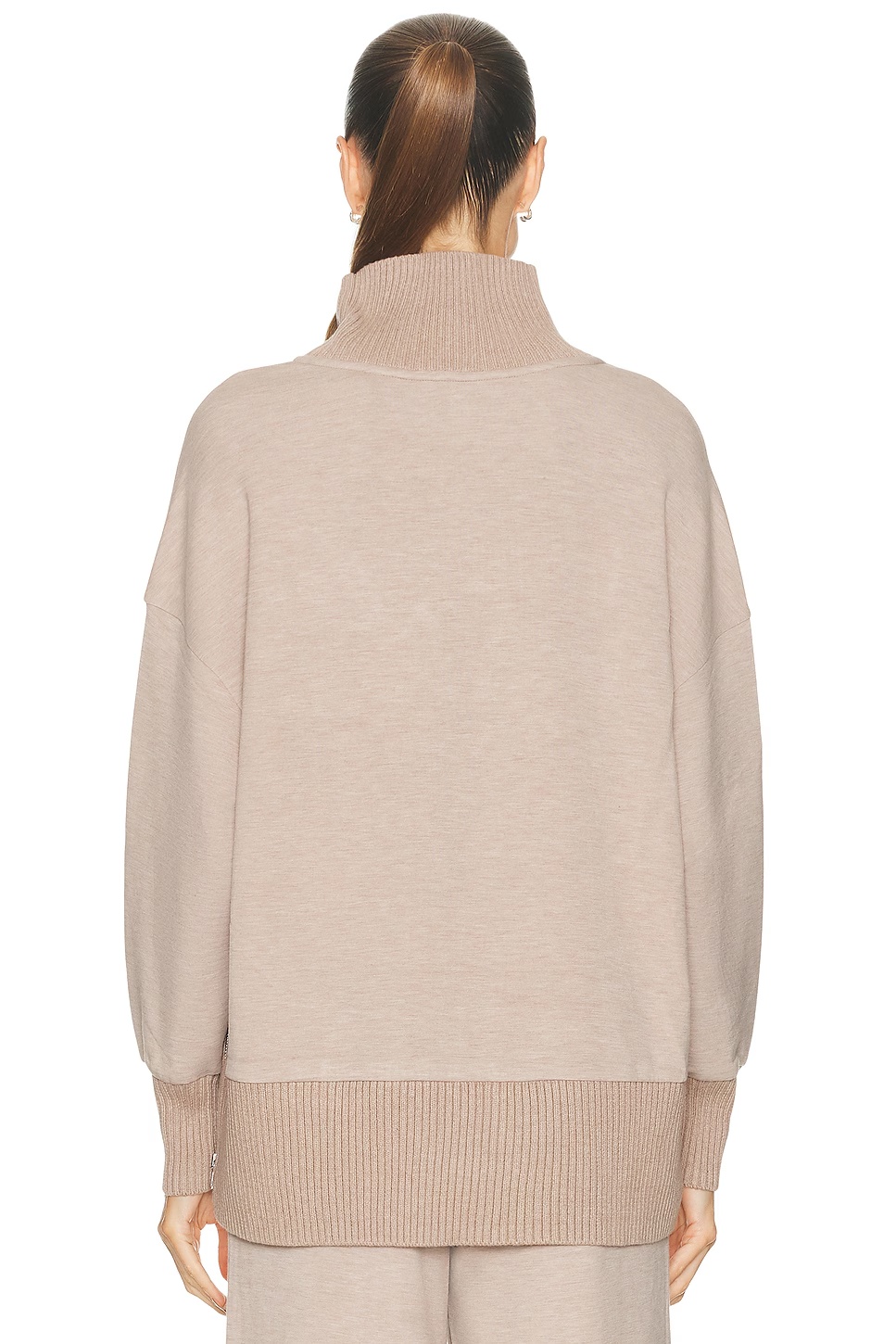 Barker High Neck Sweater Taupe Marl