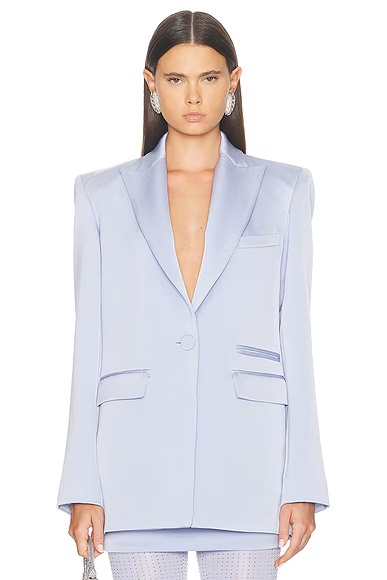 Single Breasted Oversized Blazer Frost