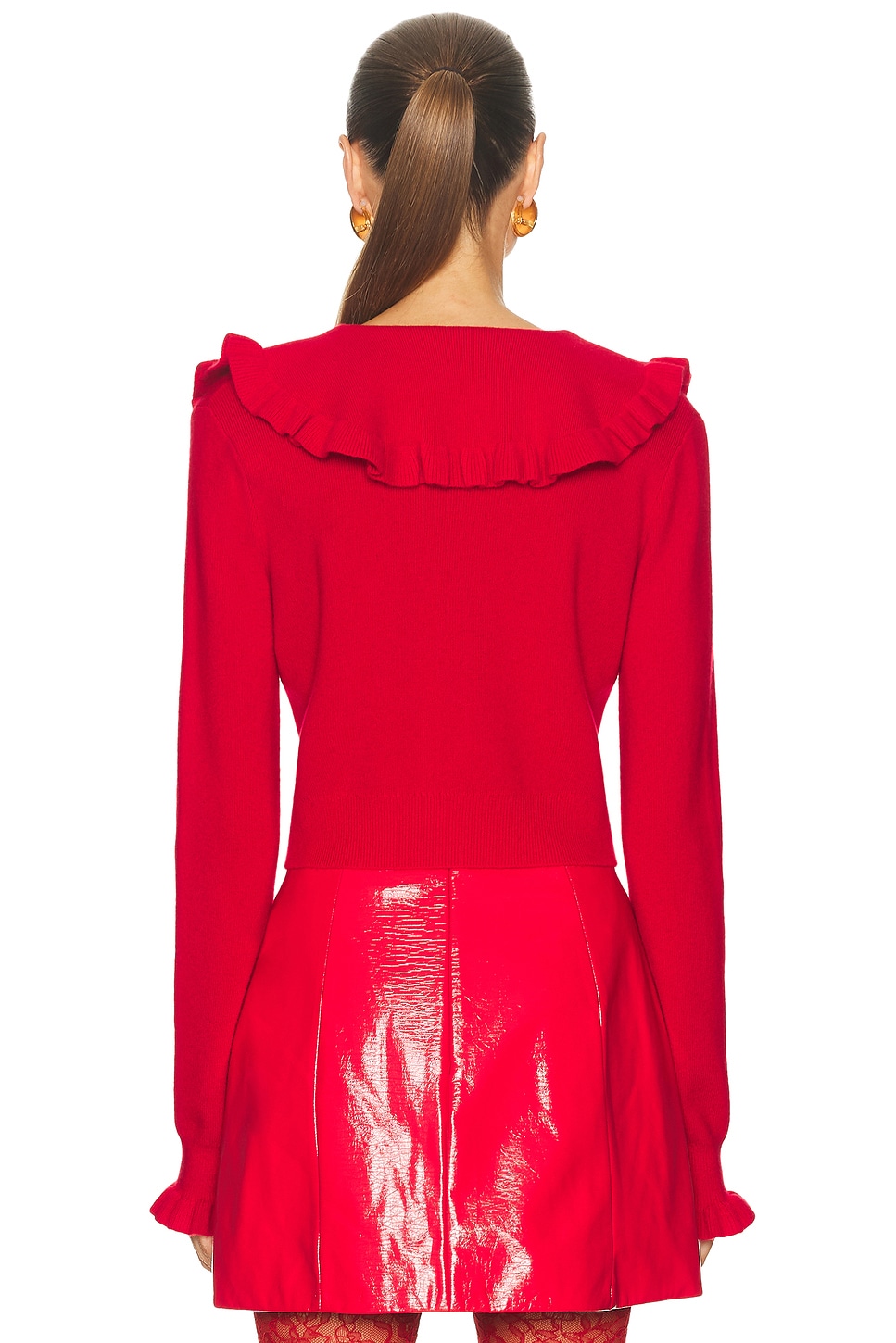 Kamomilla Cashmere Blend Cardigan Red