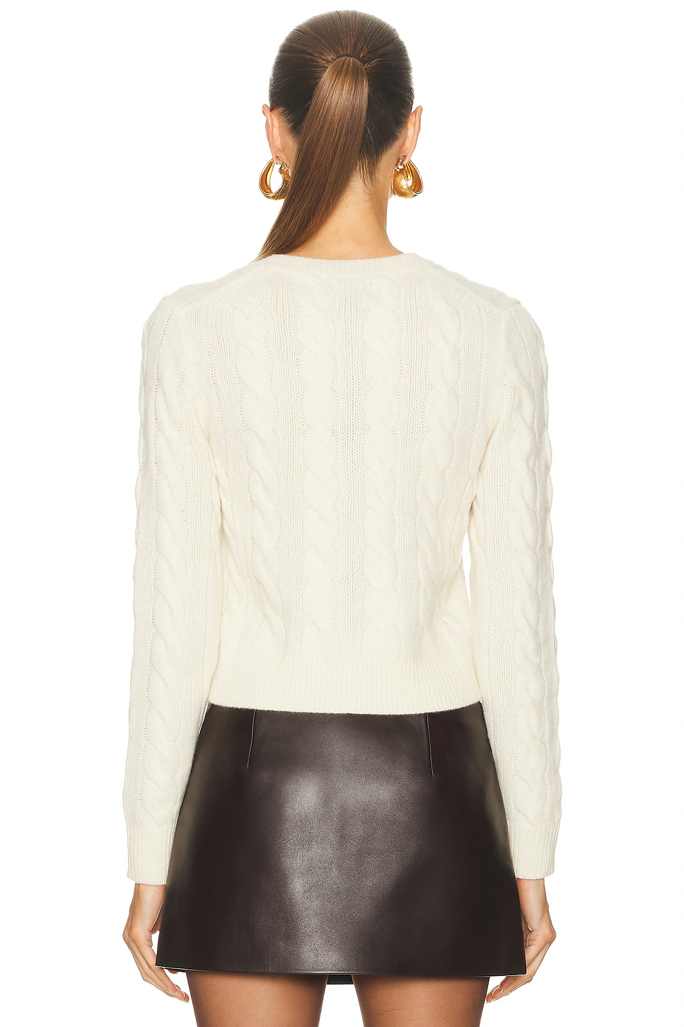 Crewneck Cardigan Authentic Cream