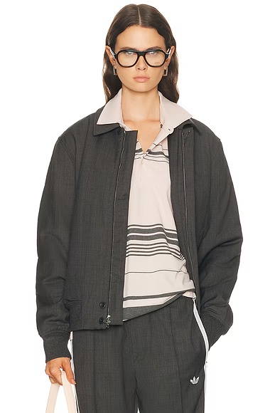 Wool Blouson Dark Grey Heather