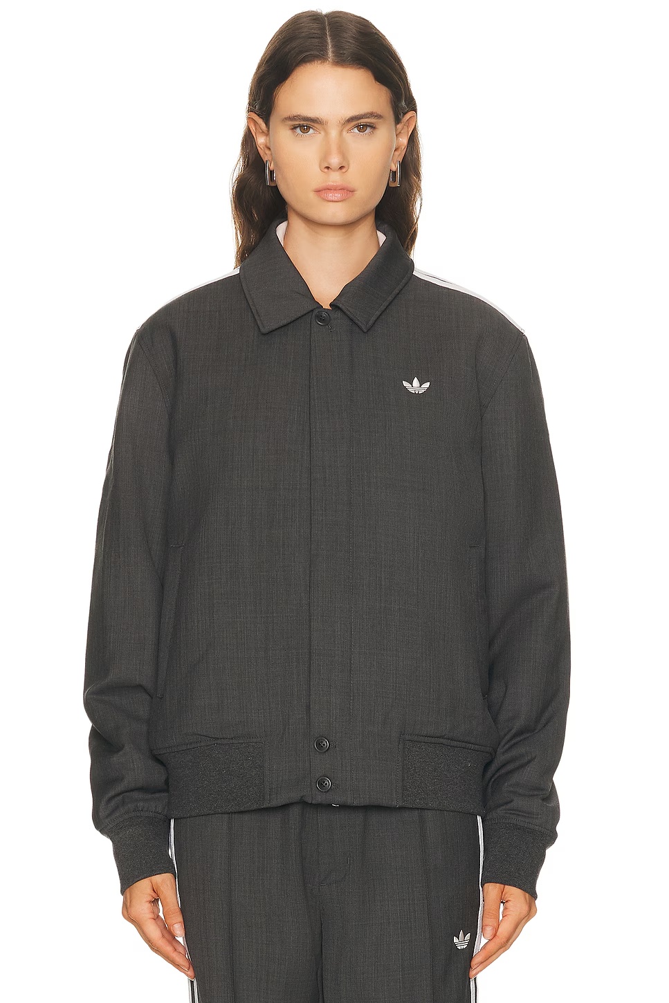 Wool Blouson Dark Grey Heather