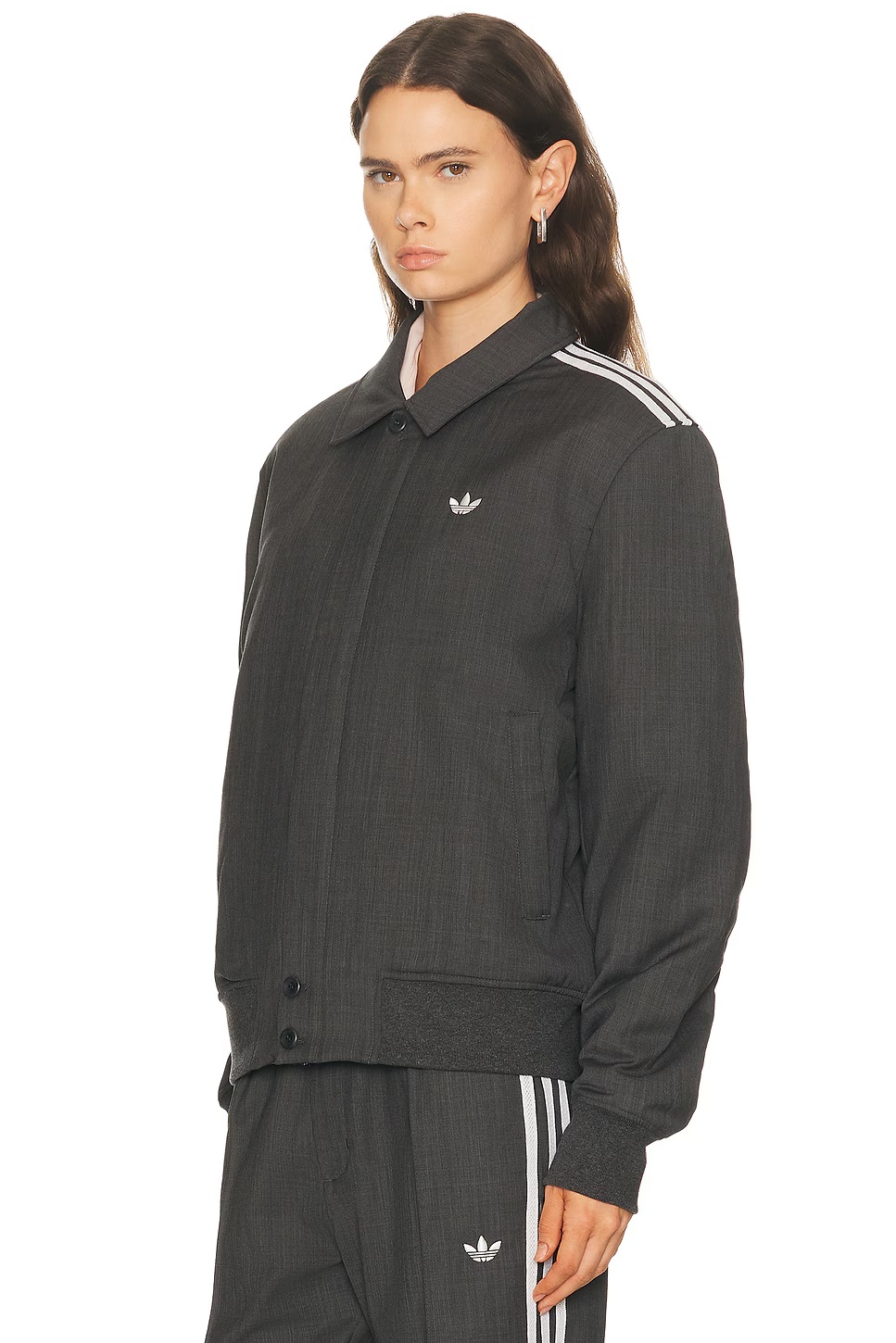 Wool Blouson Dark Grey Heather