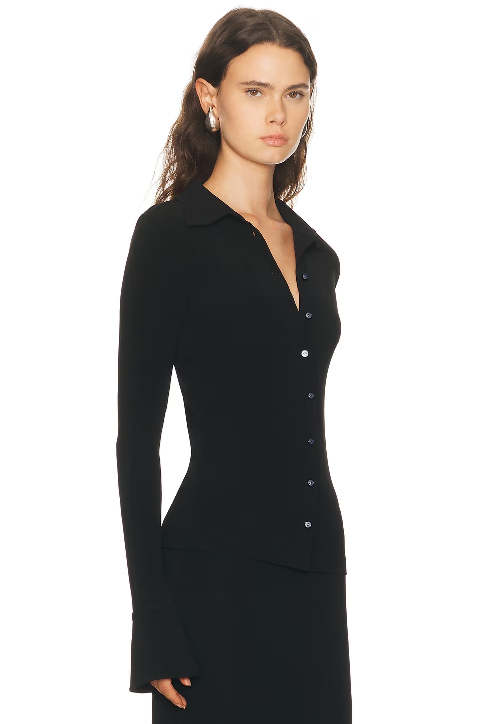 for FWRD Charlie Matte Jersey Top Black