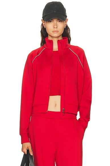 In The Flow Bomber Jacket Holly Red