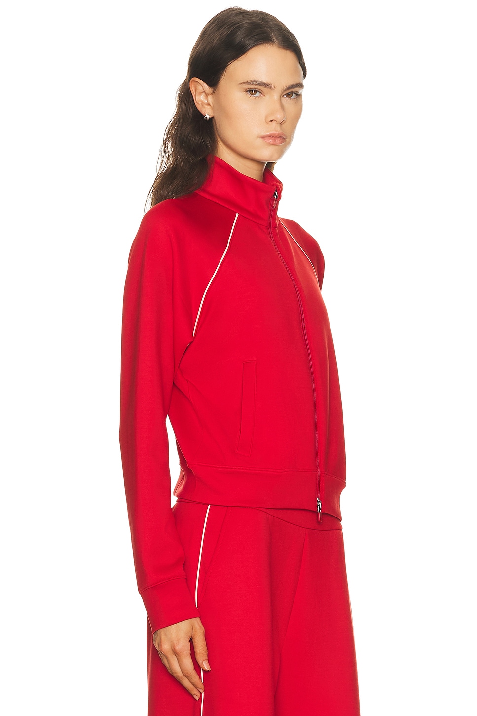In The Flow Bomber Jacket Holly Red