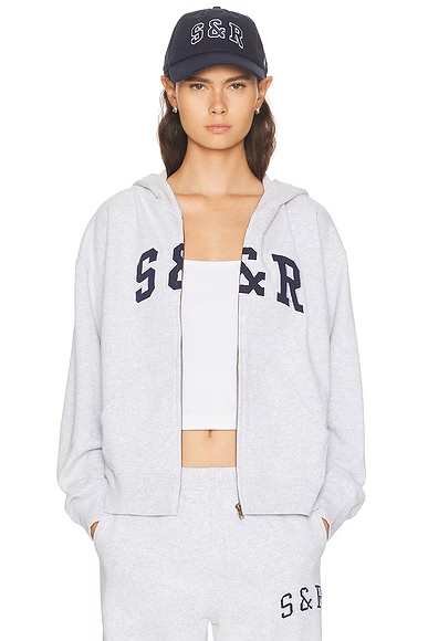 Ivy Zip Hoodie Heather Gray