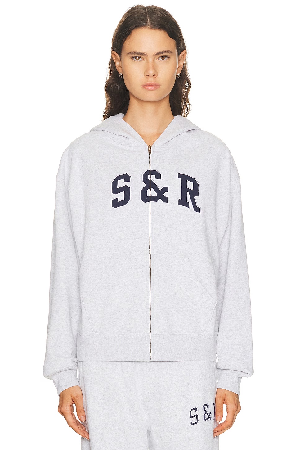 Ivy Zip Hoodie Heather Gray