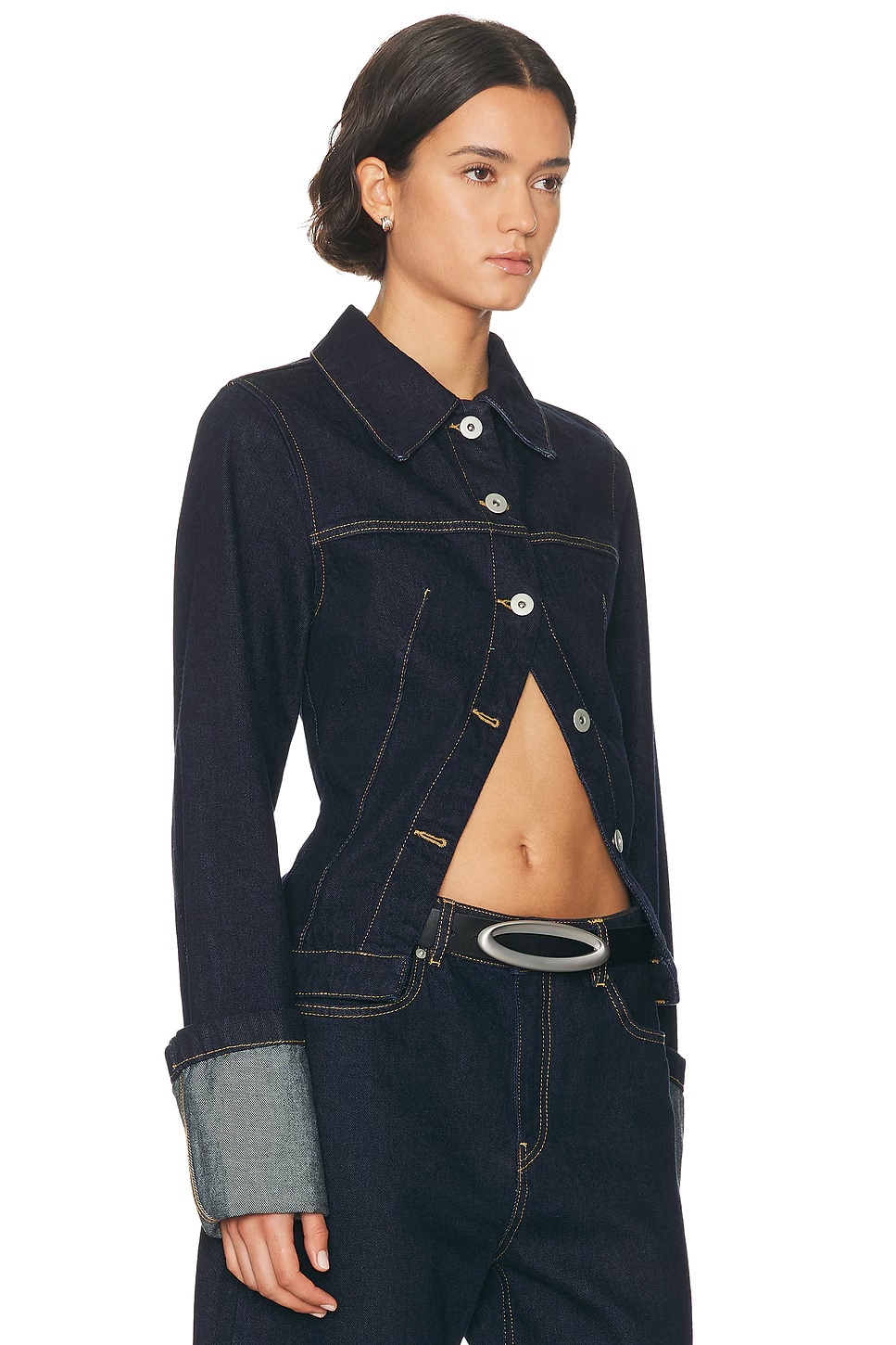 Cinch Back Trucker Jacket Indigo