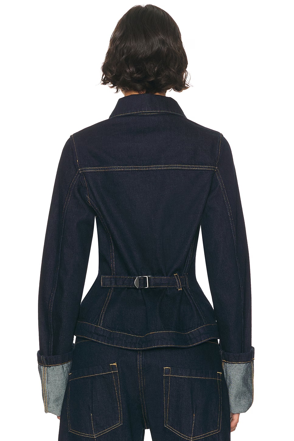 Cinch Back Trucker Jacket Indigo